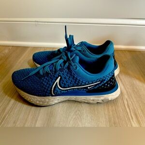 Mens Nike React Infinity Run Blue 8.5 Running Shoes